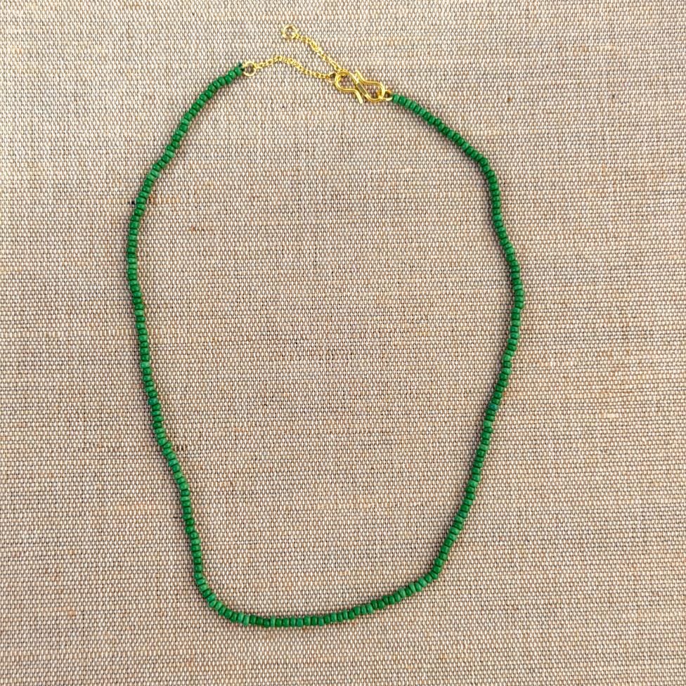 KALA Perlehalskæde - Green