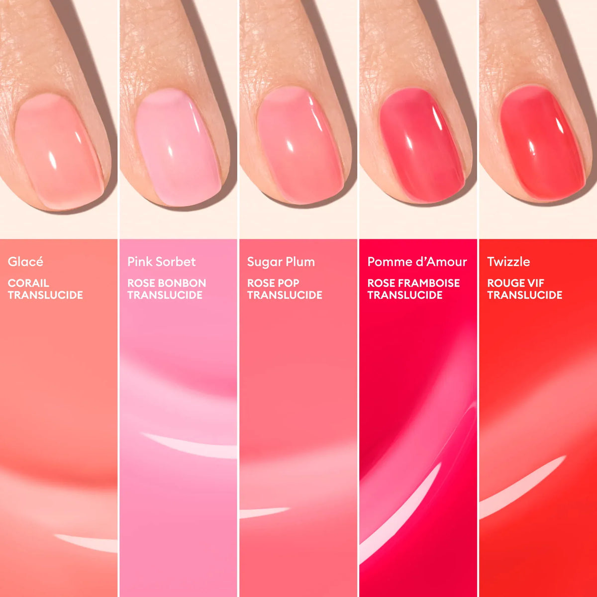 Jelly Neglelak - Pink Sorbet