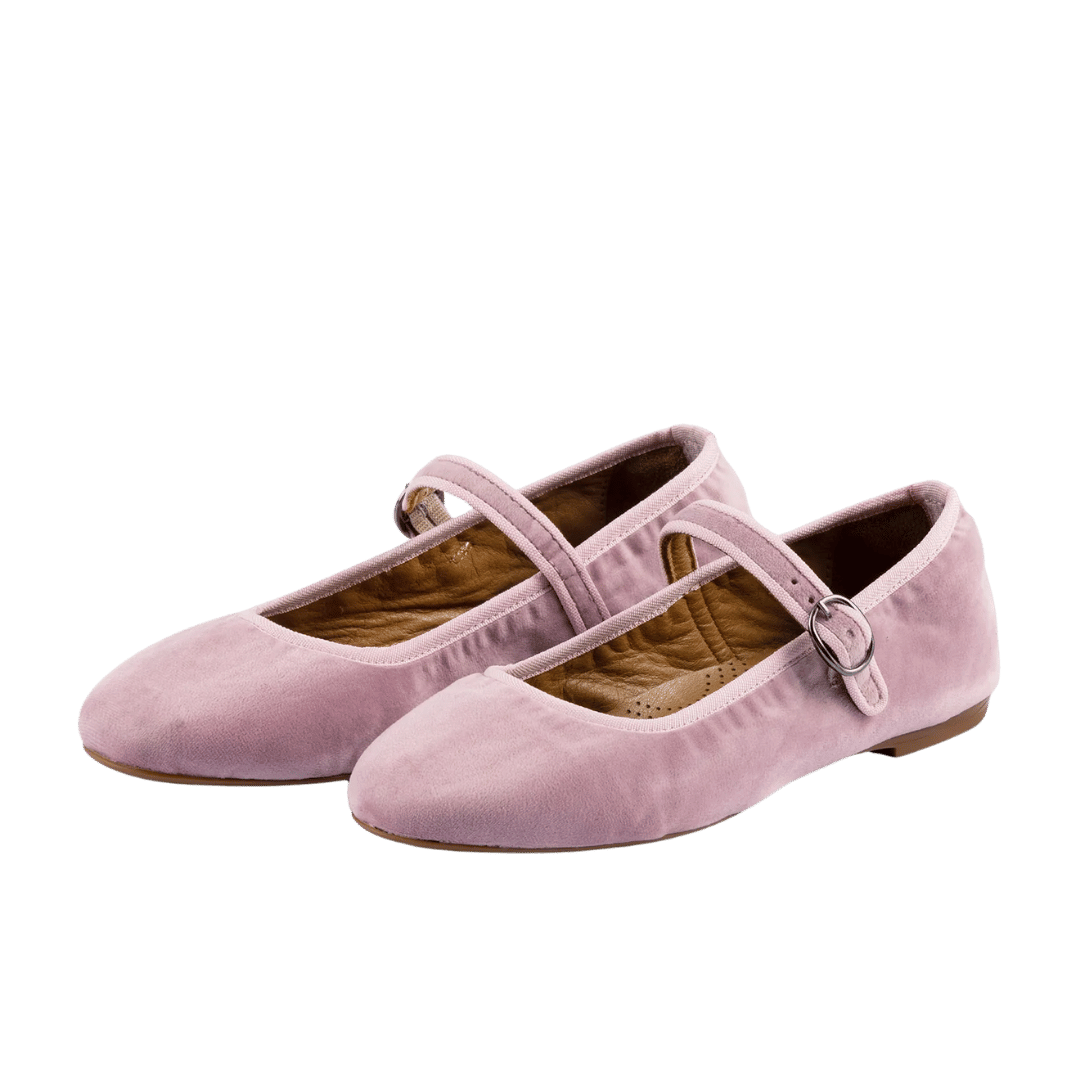Lyserøde mary jane ballerina sko