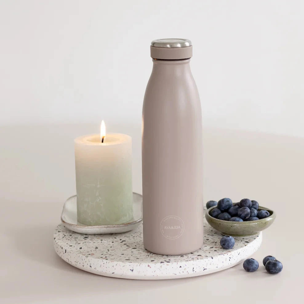 Drikkedunk i lyserød fra AYA&IDA - 500 ml