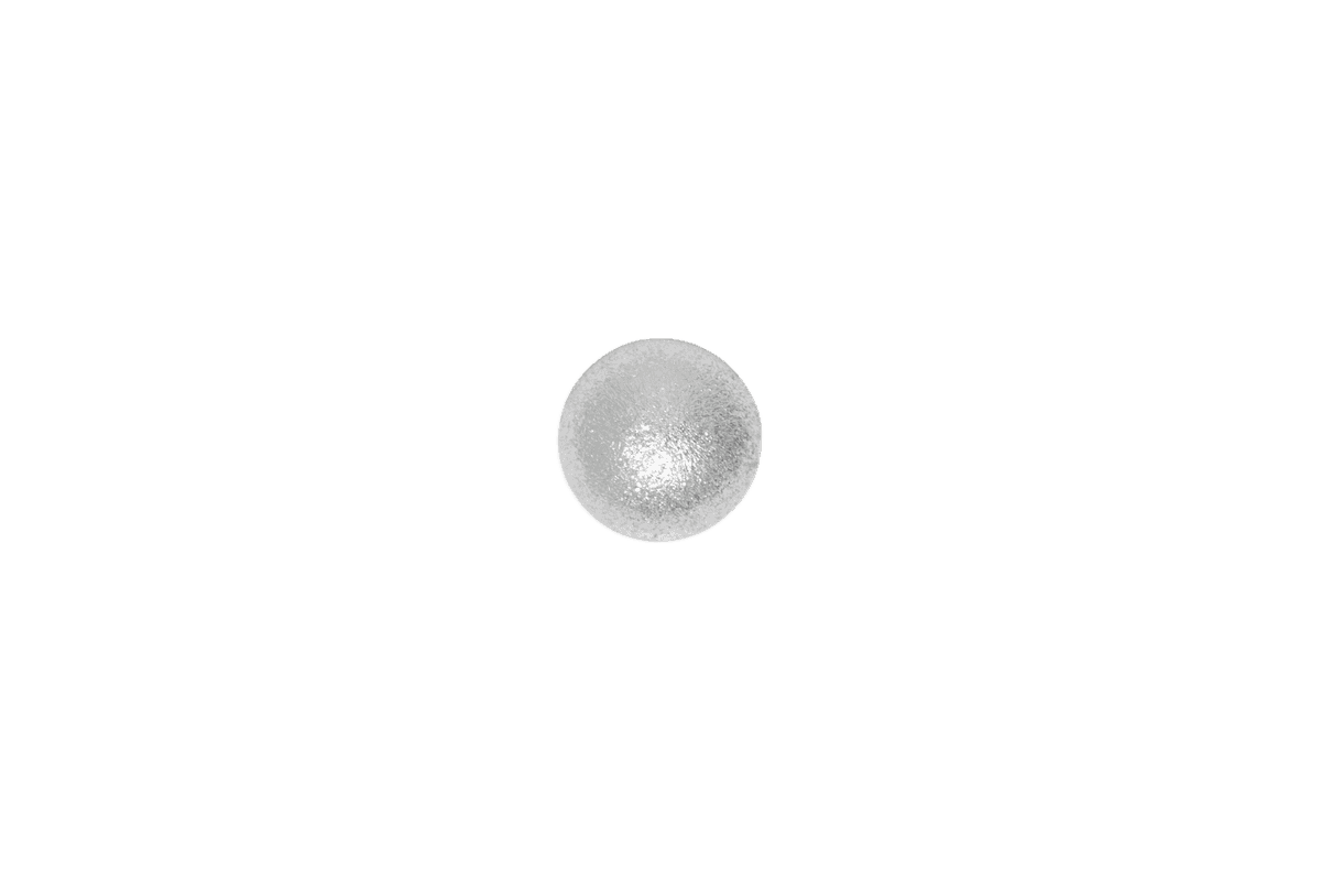 Ball Brushed Ørering - Sølv