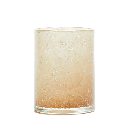 Mundblæst Glas - Beige