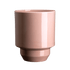 Bergs potte i glasseret. Den er i farven quartz rose, som er en fin lyserød/beige krukke.