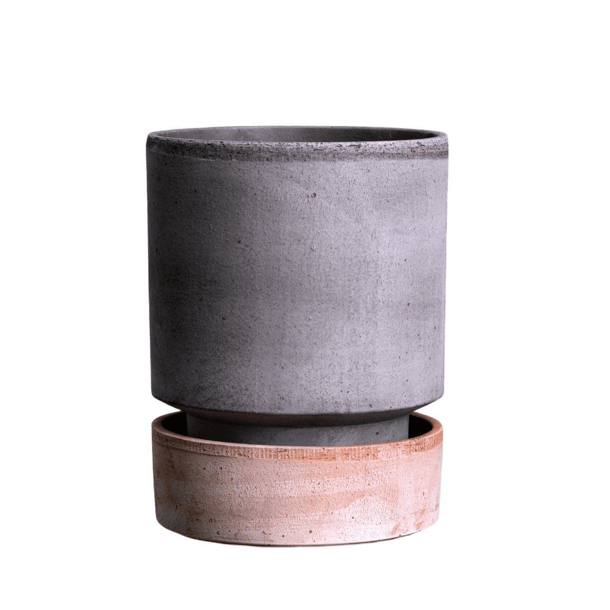 Frostsikker terracotta underskål til potter fra The Hoff Collection, lavet af Bergs Potter