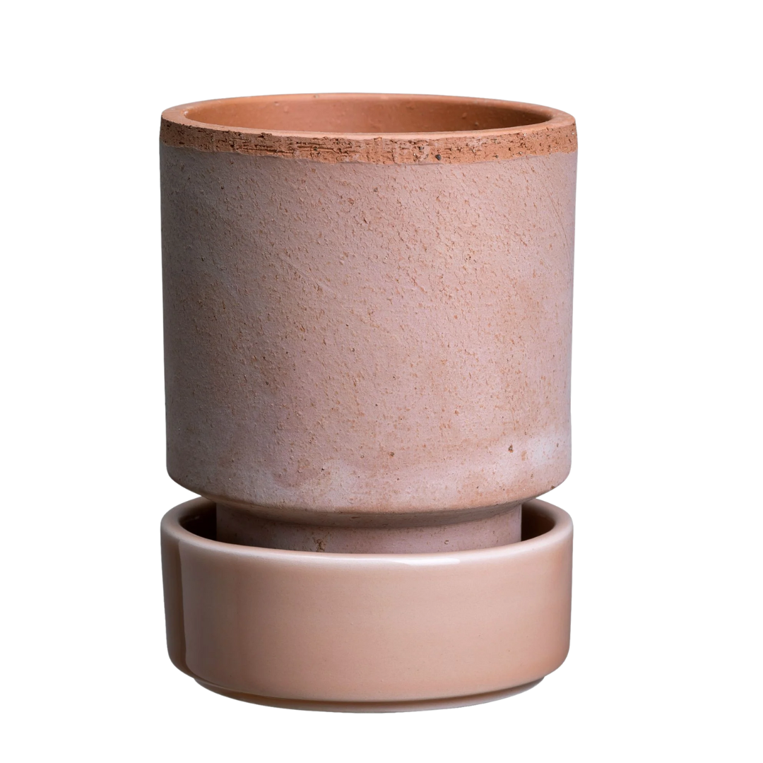 The Hoff Saucer - Glaseret Underskål - Quartz Rose
