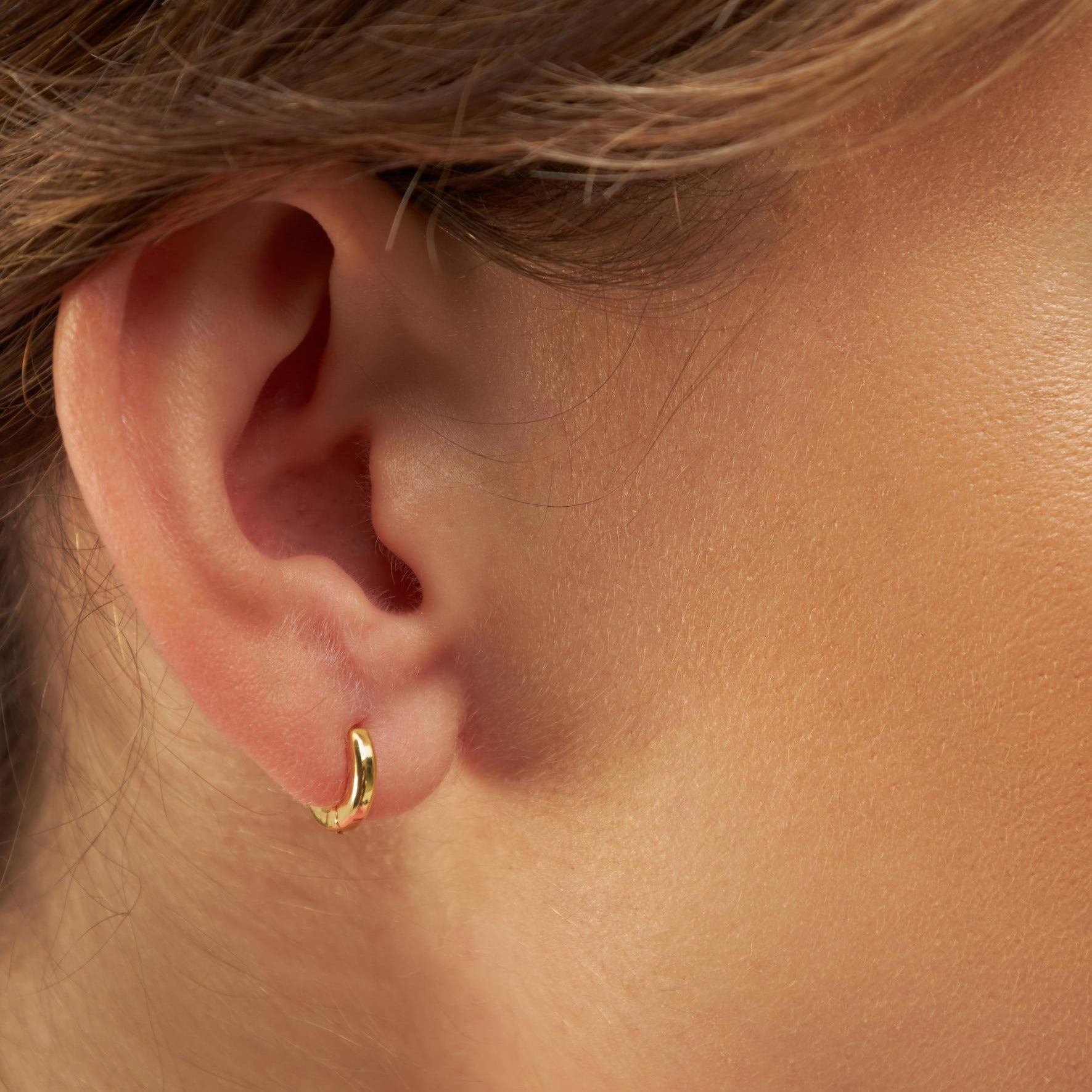 Øreringe - Buckle Hoops Guld