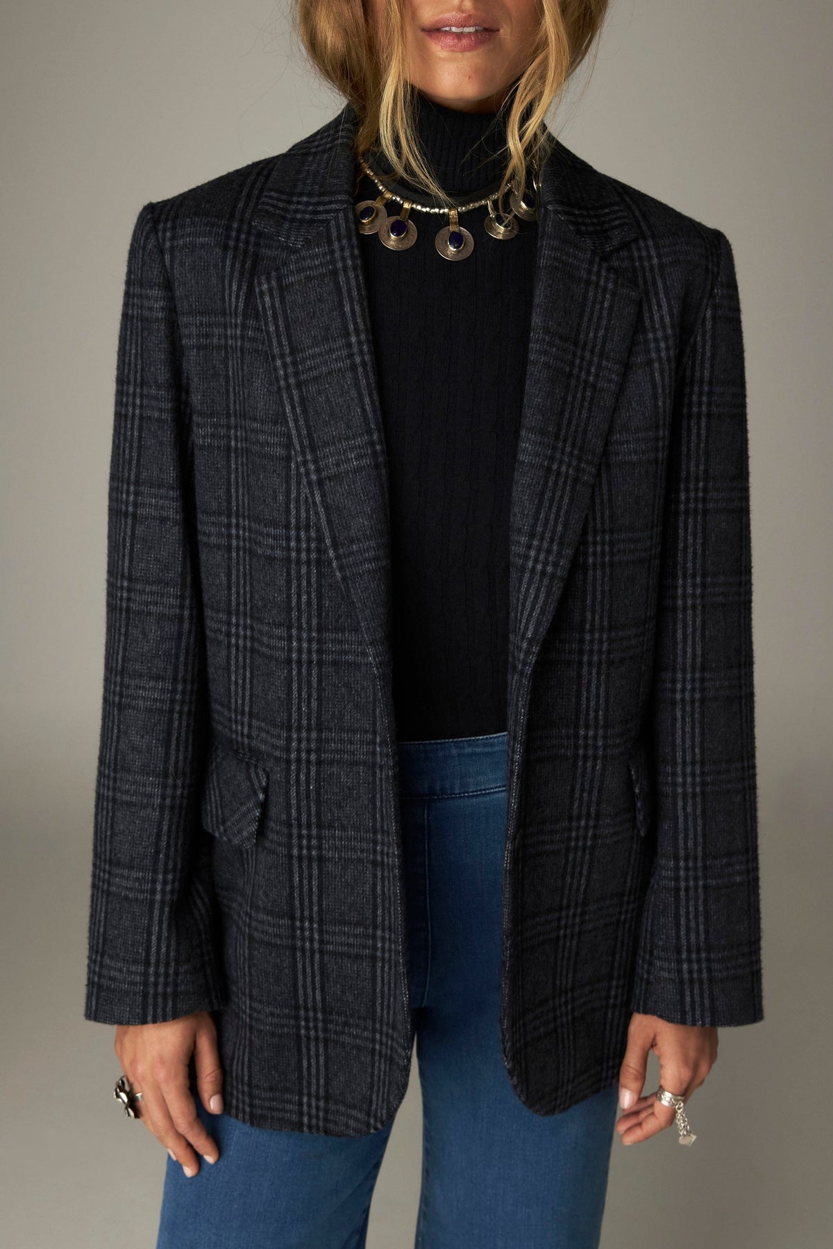 Camarón Blazer Jakke - Dark Grey