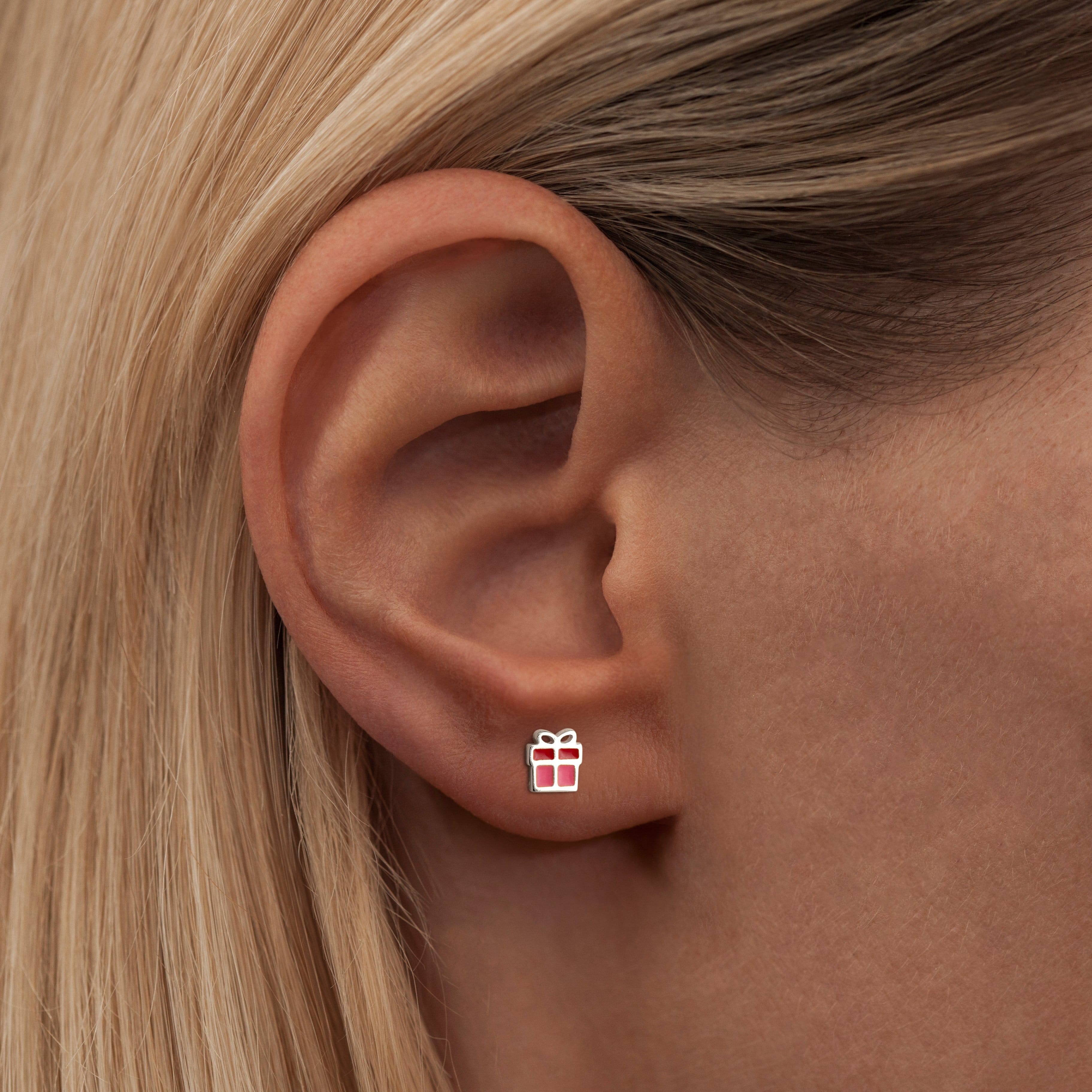 Christmas Gift Ørering - Sølv