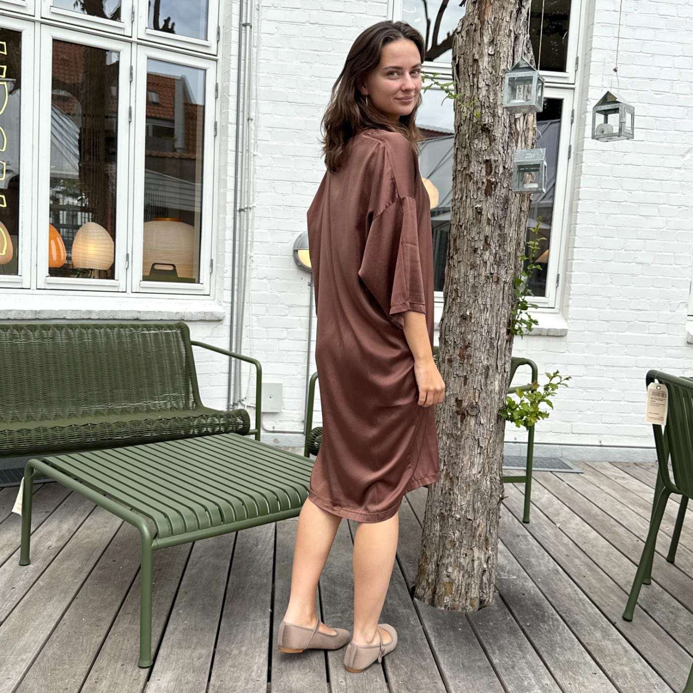 Silke kjole fra Crossley
