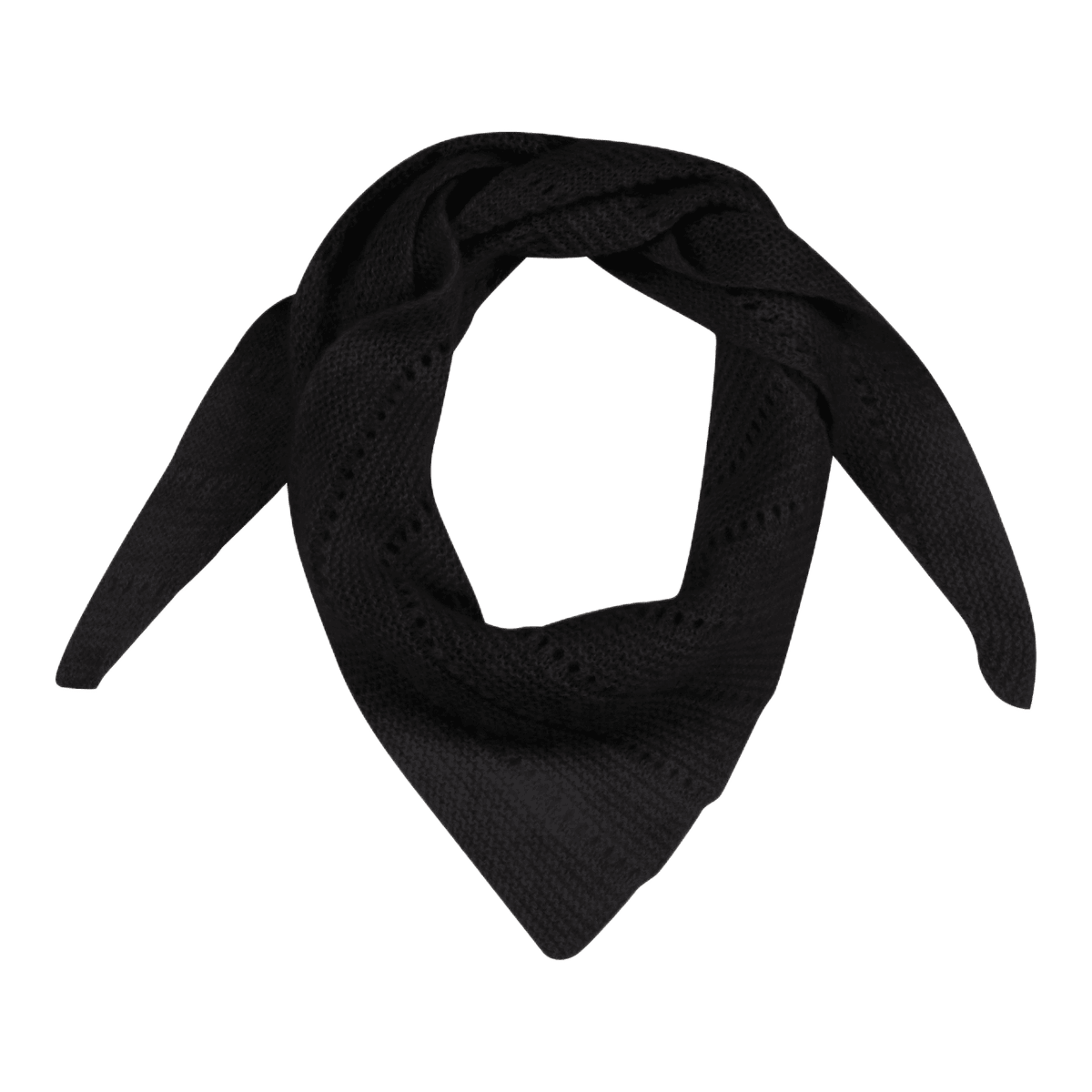 Doha Tørklæde - Cashmere - Black