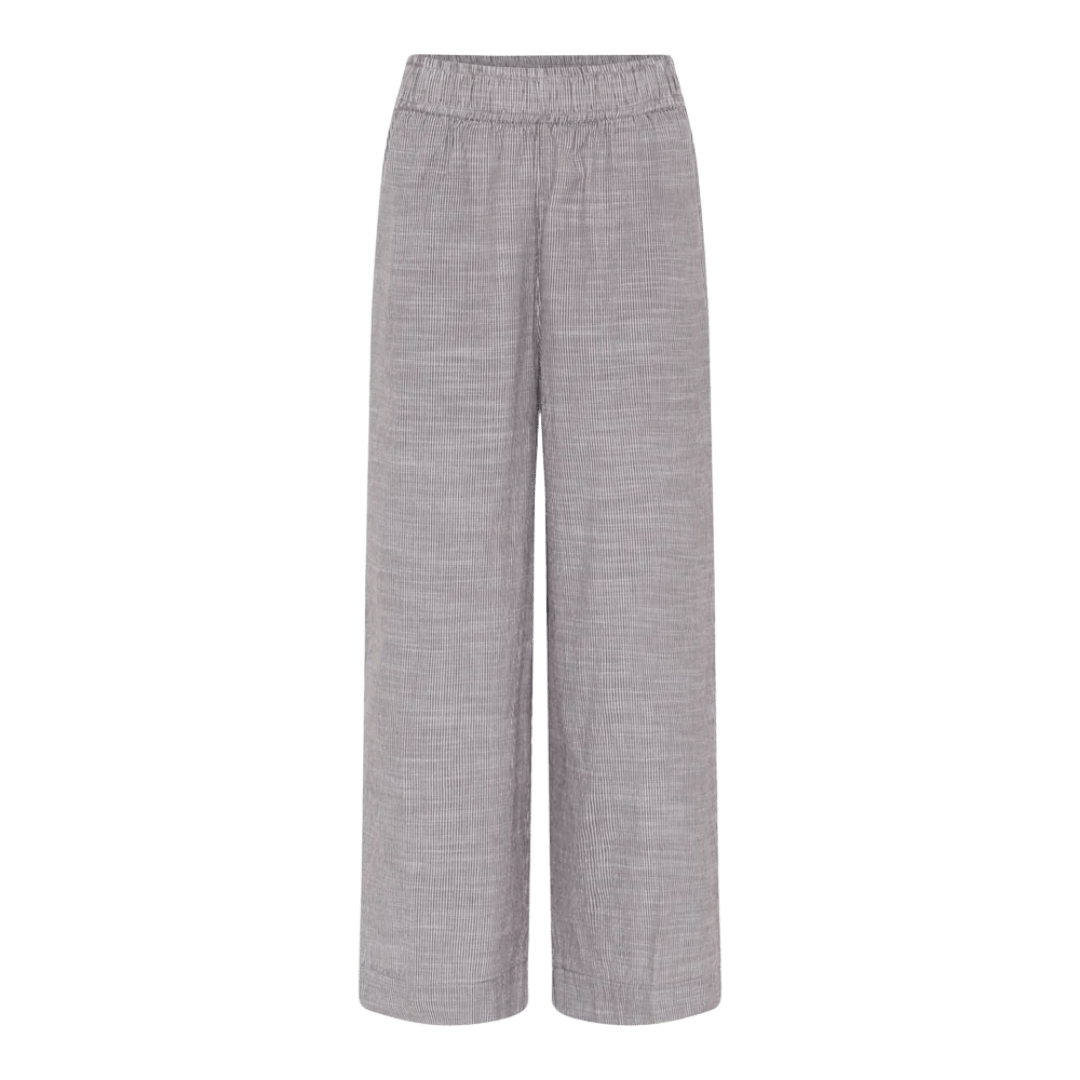 Copenhagen Bukser - Øko Bomuld - Coffee Quartz Stripe