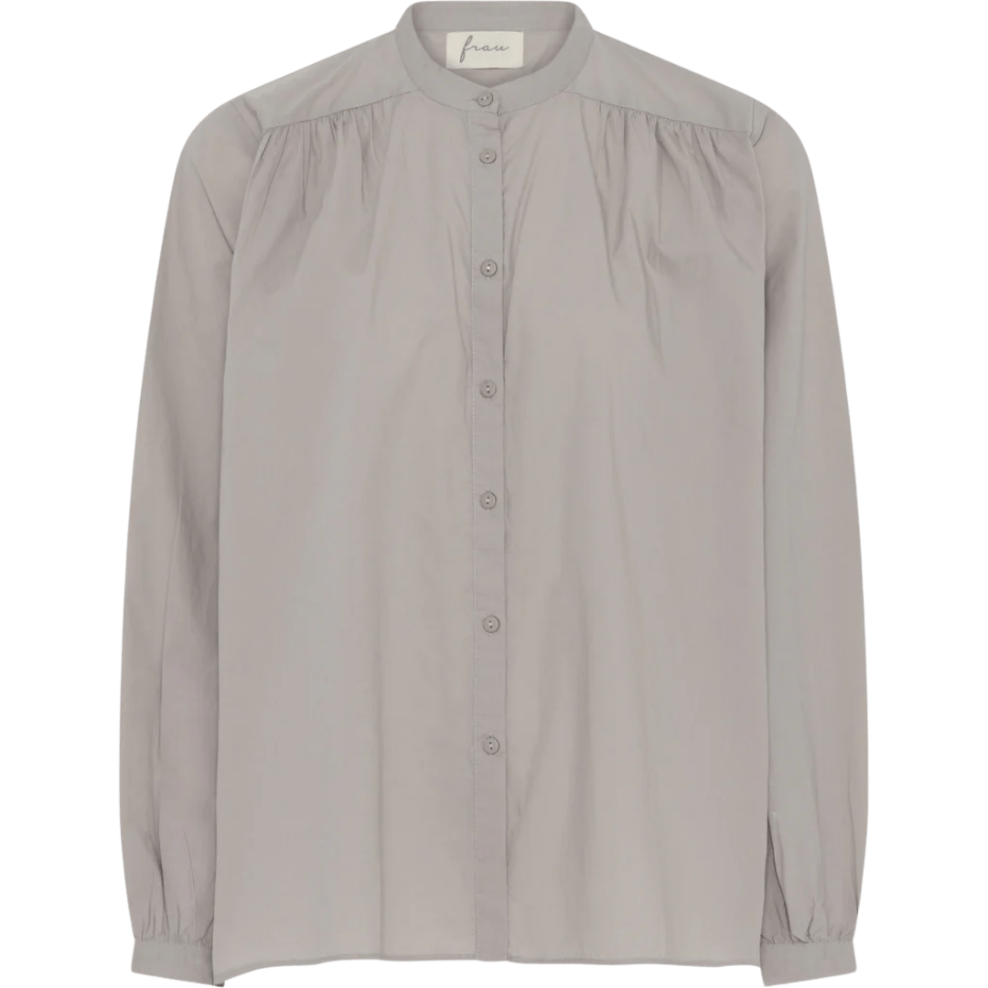 Florence Skjorte - Øko Bomuld - Chateau Grey