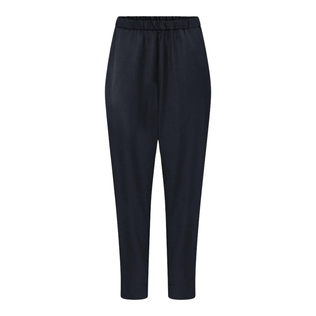 Frau manila bukser i farven dark navy mørkeblå