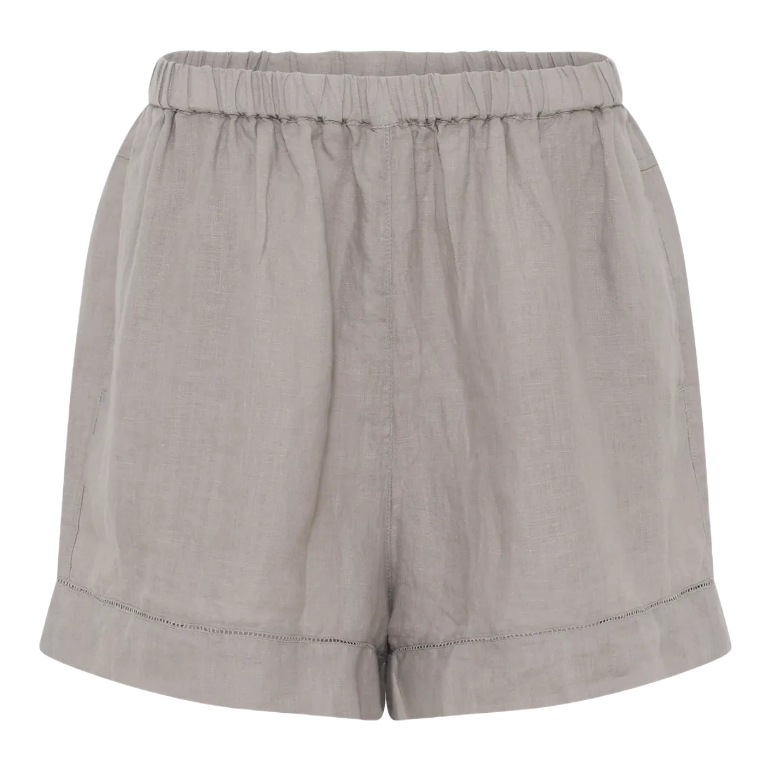 Melbourne Deco Shorts - Hør - Dove