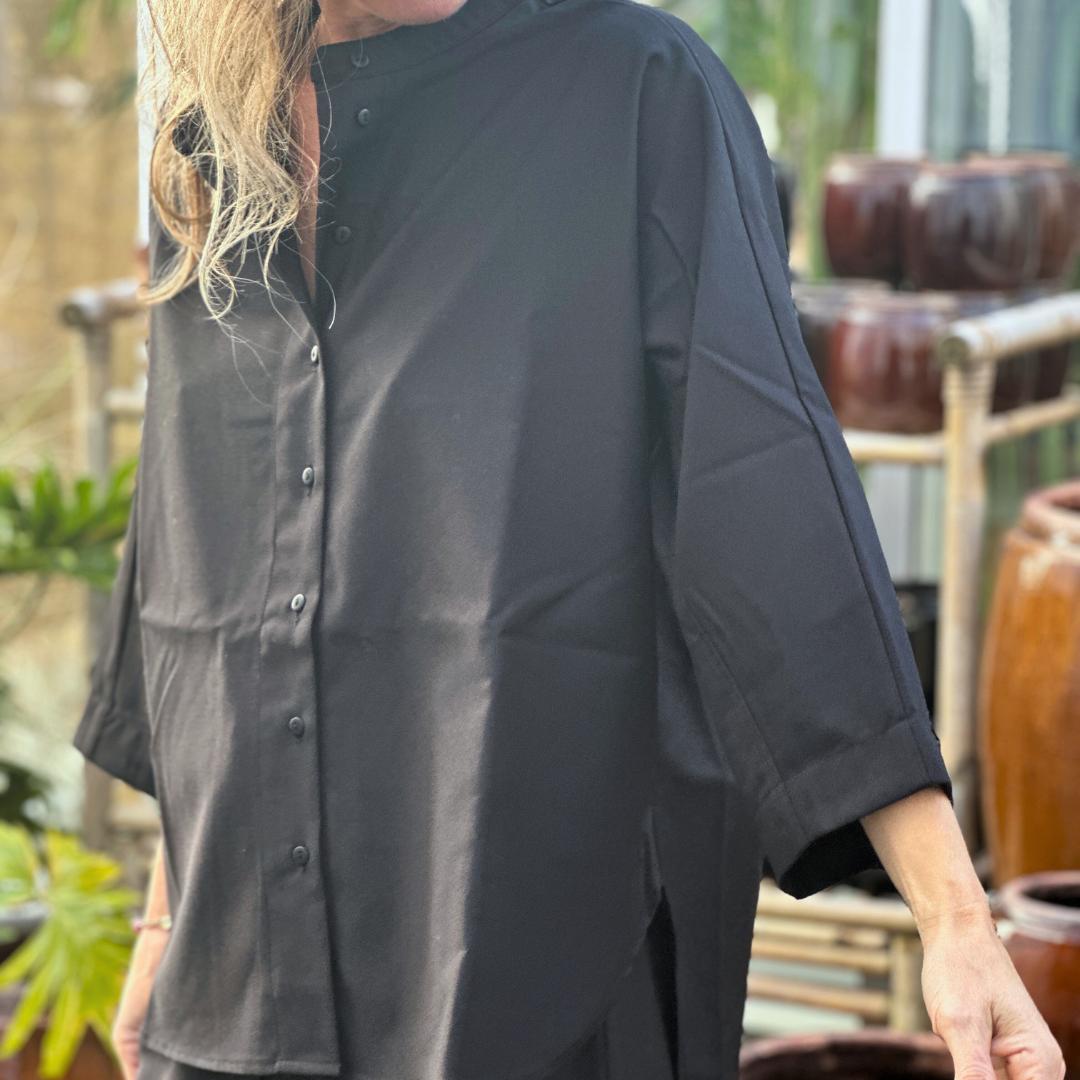 Seoul Skjorte - ELEGANT - Black