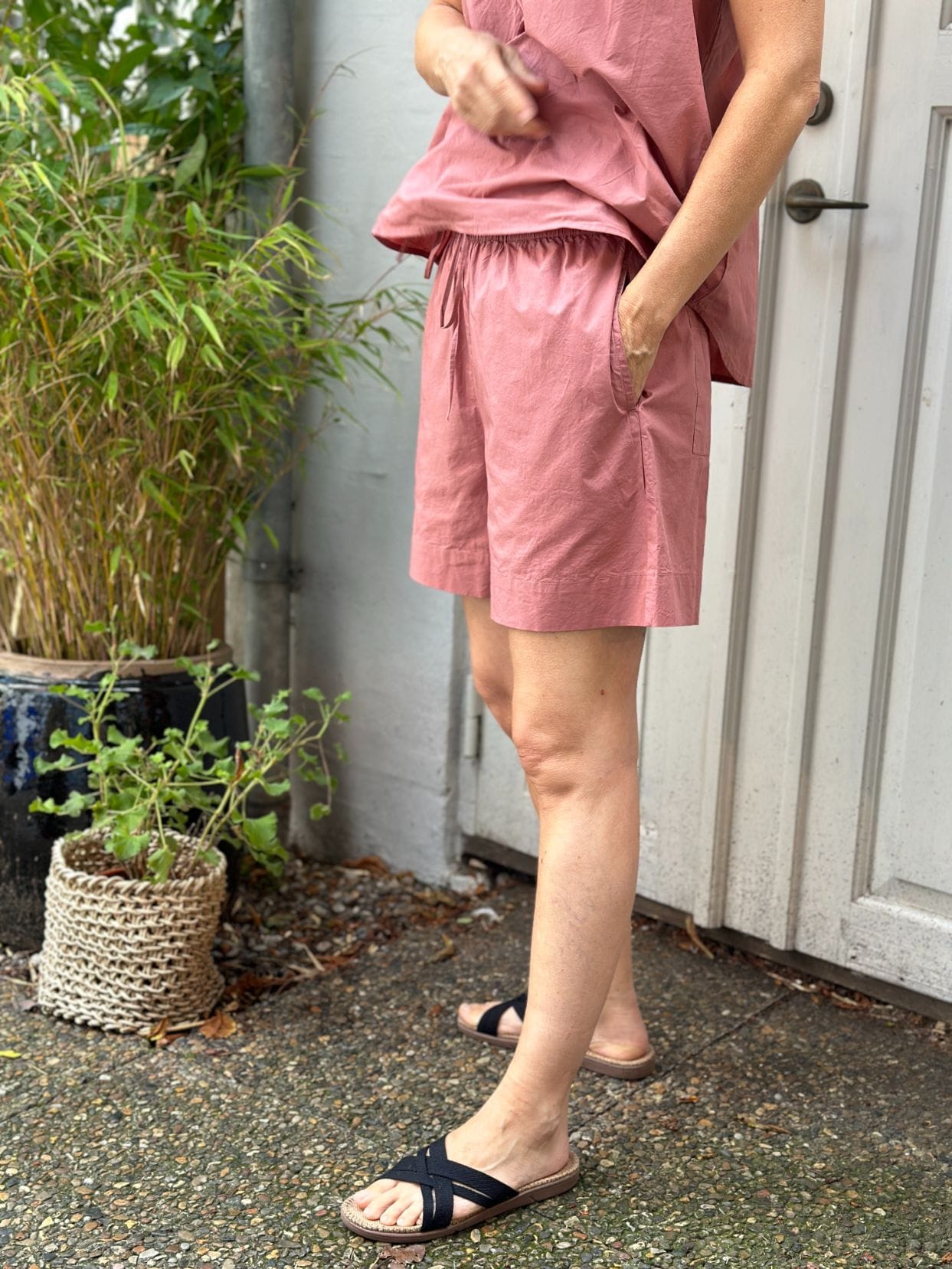 Sydney string shorts fra FRAU i farven &