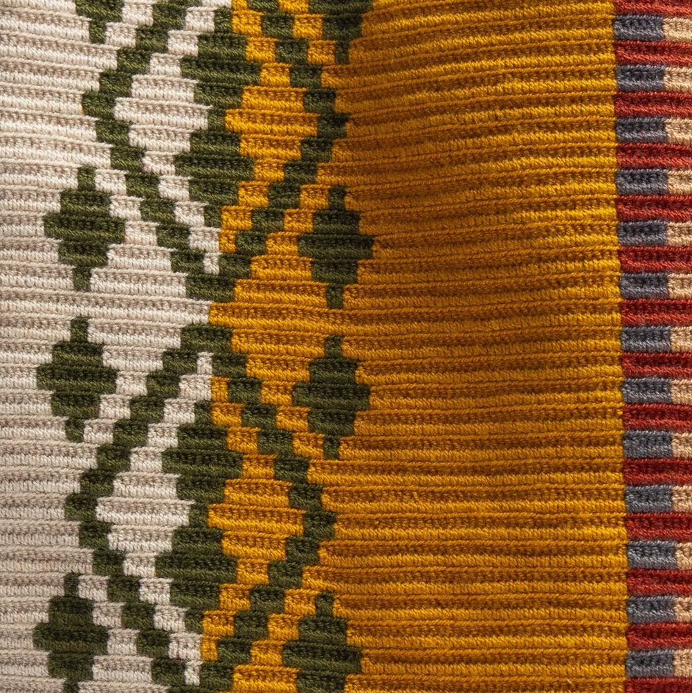 Tote Bag - COCKATOO - Mustard & Beige