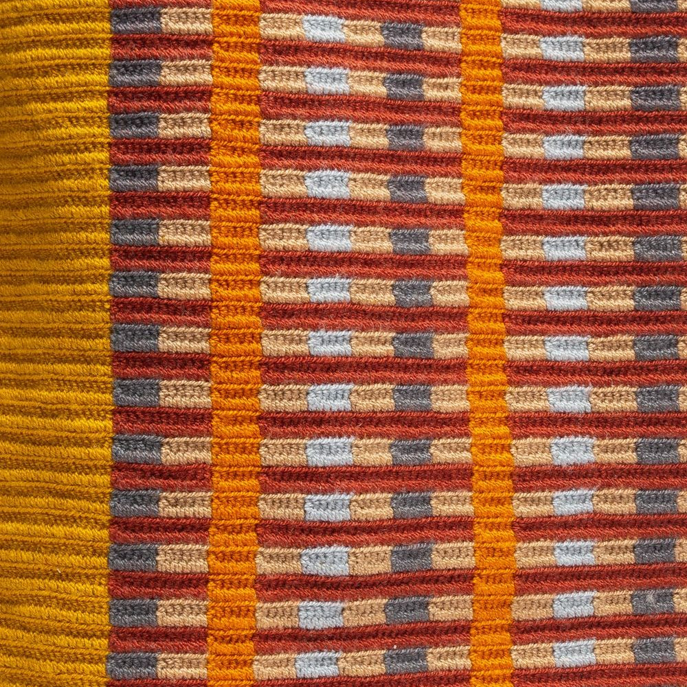 Tote Bag - COCKATOO - Mustard & Beige