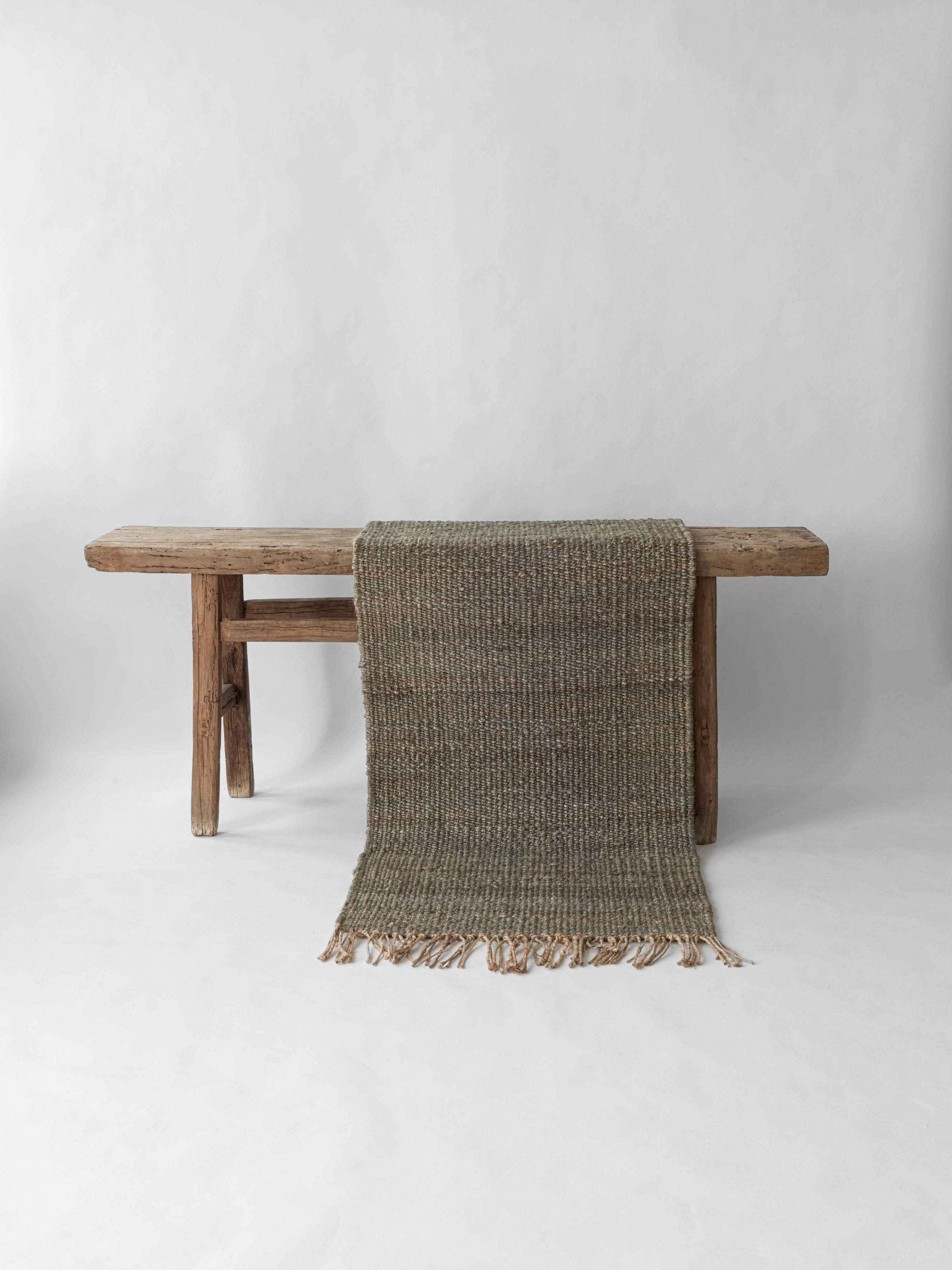 80x150 cm hamp gulvtæppe i grå