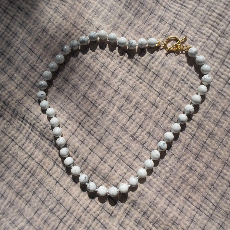 Aunties Halskæde - Howlite