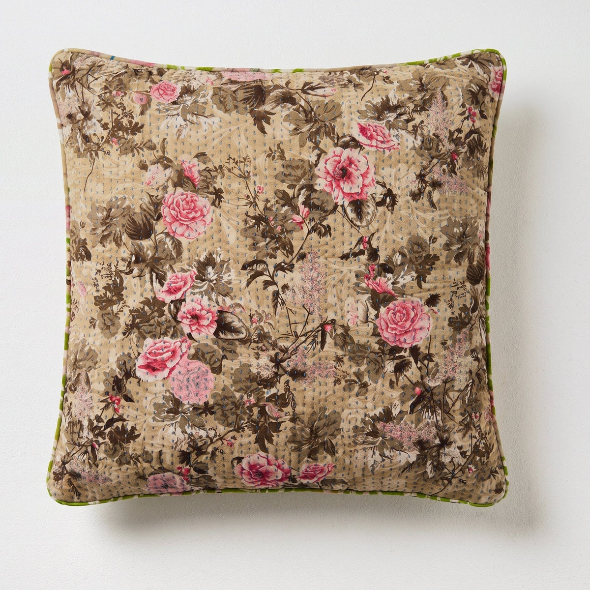 Unika Kantha Sari Silkepude -