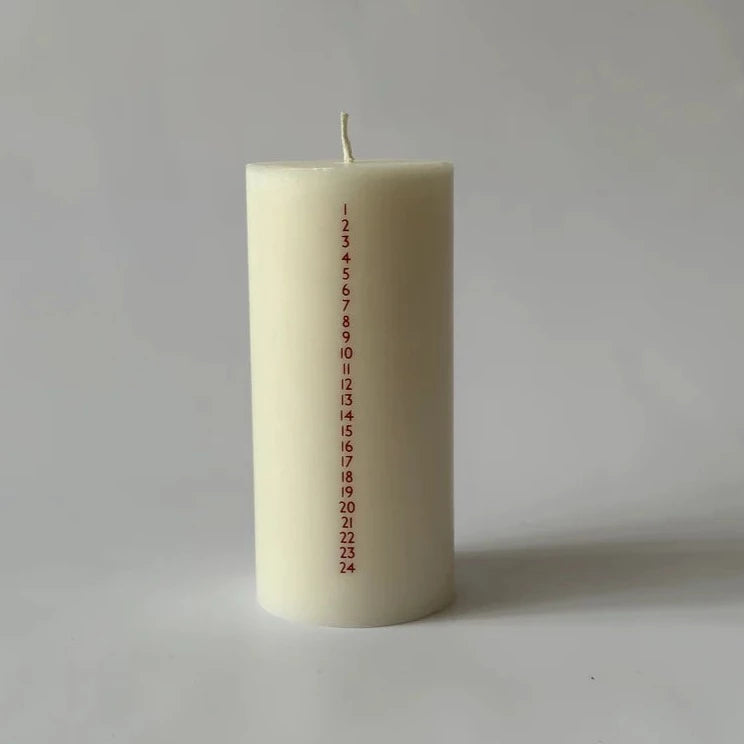 Soya Kalenderlys - Rød