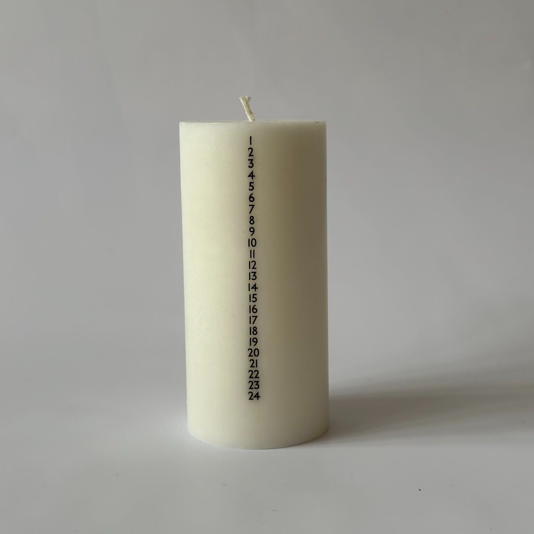Soya Kalenderlys - Hvid/Sort