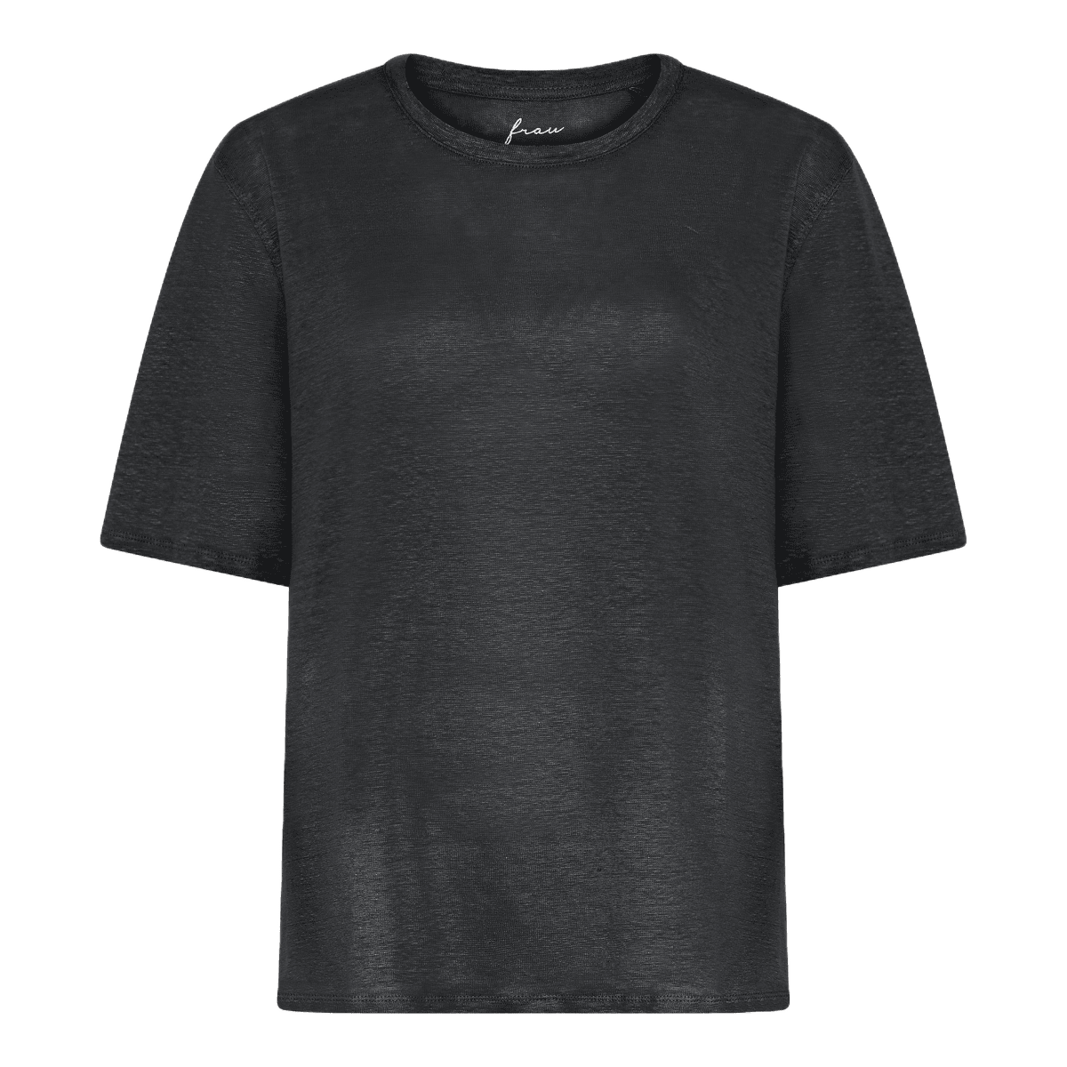 Kingston er en t-shirt fra FRAU i hørmix. Denne er mørk grå