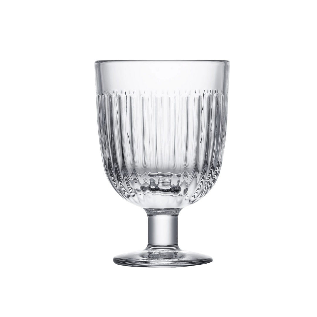 Franske vinglas med riller
