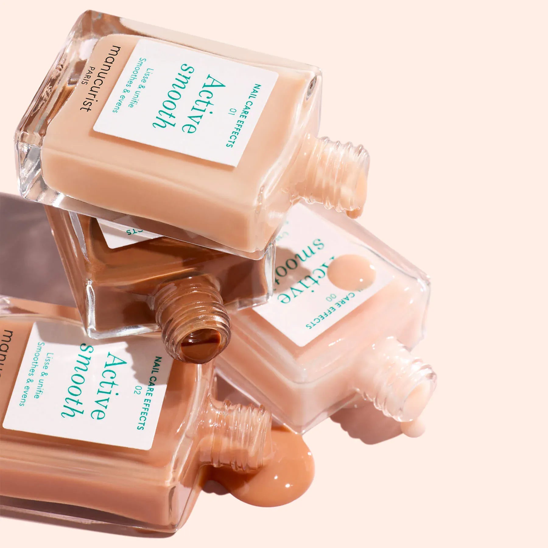 Active Smooth Neglelak - Sheer Beige Finish (01)