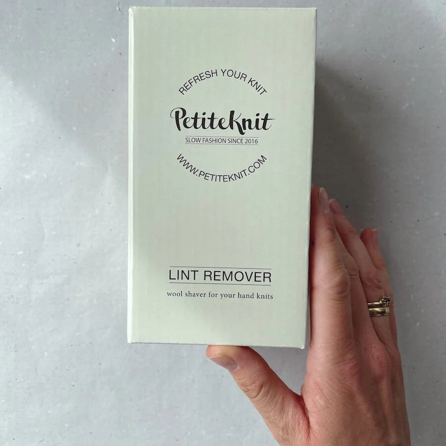 PetiteKnit lint remover til effektiv og skånsom fjernelse af fnug