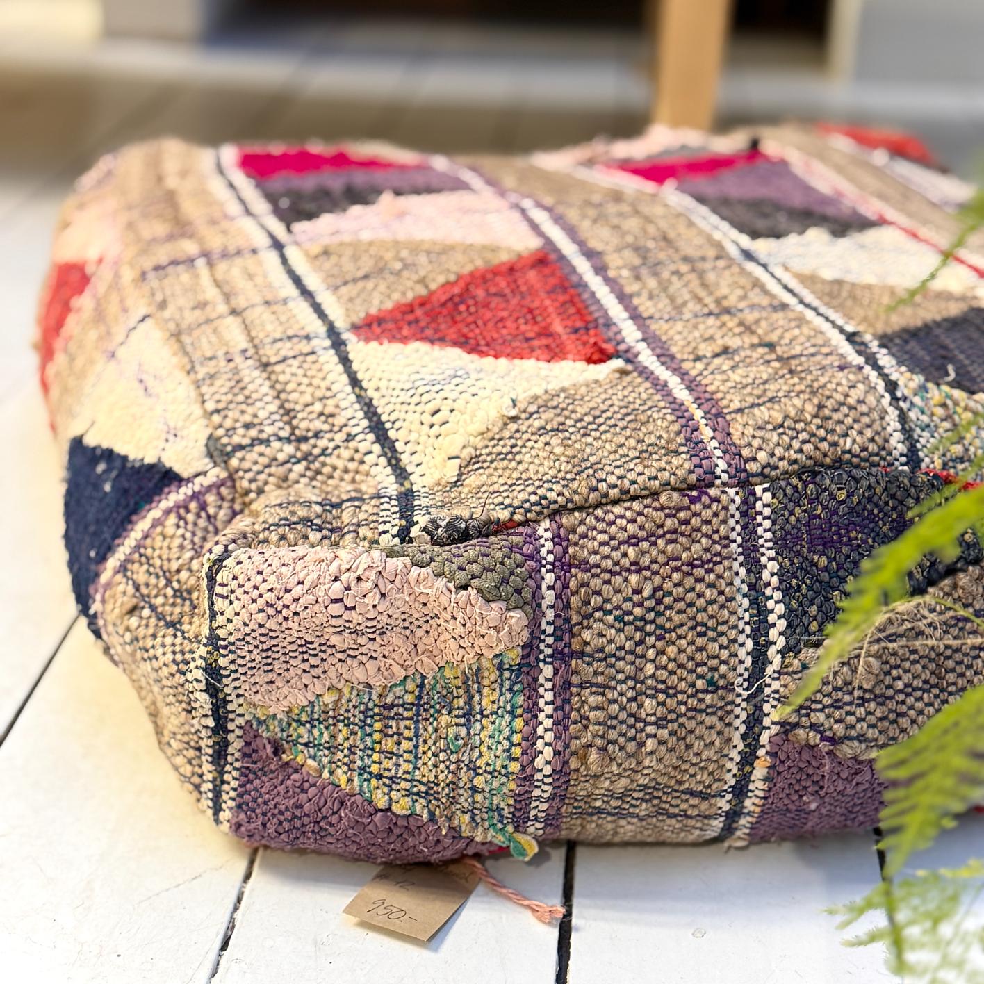 Vintage Marokkansk Puf Betræk - Unika