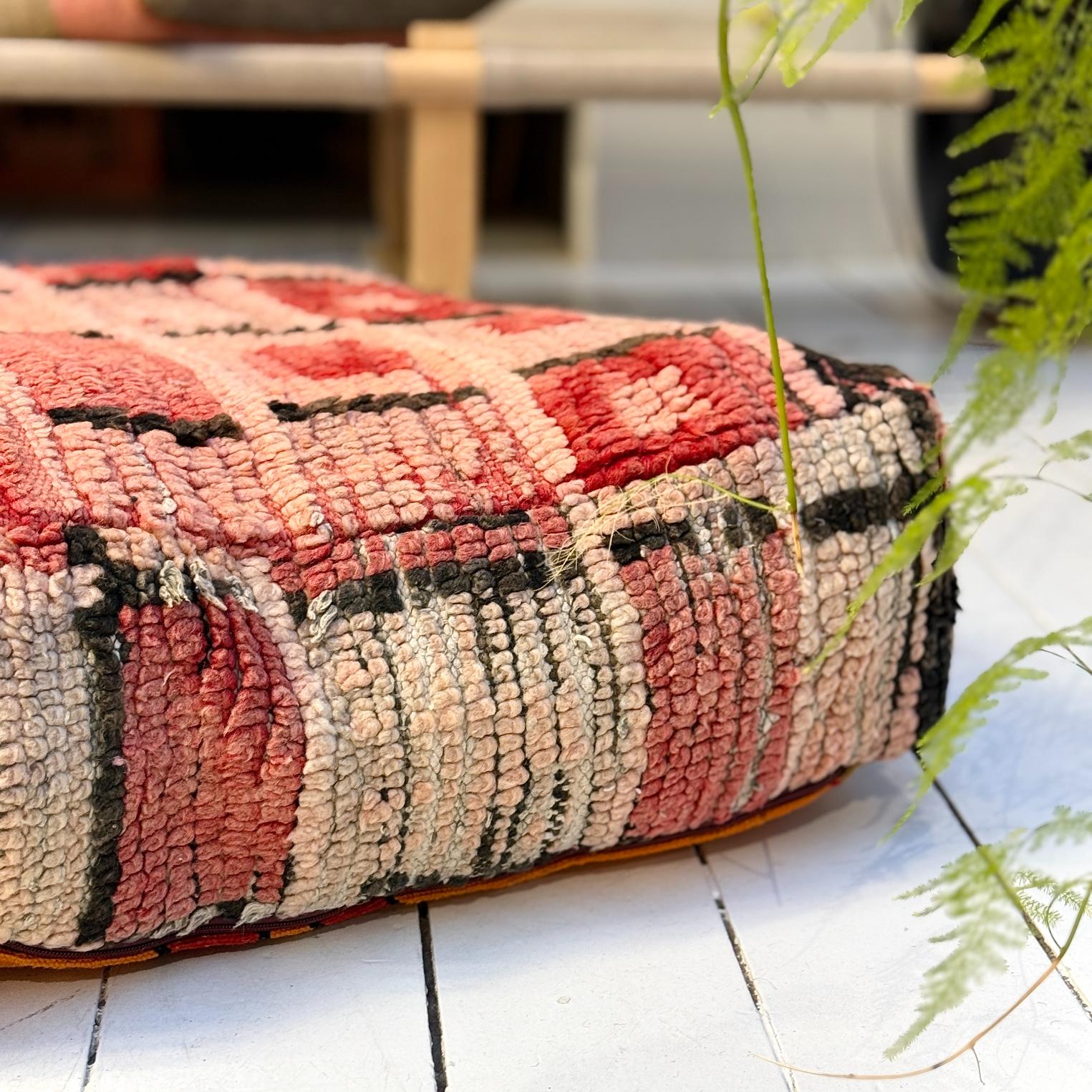 Vintage Marokkansk Puf Betræk - Unika