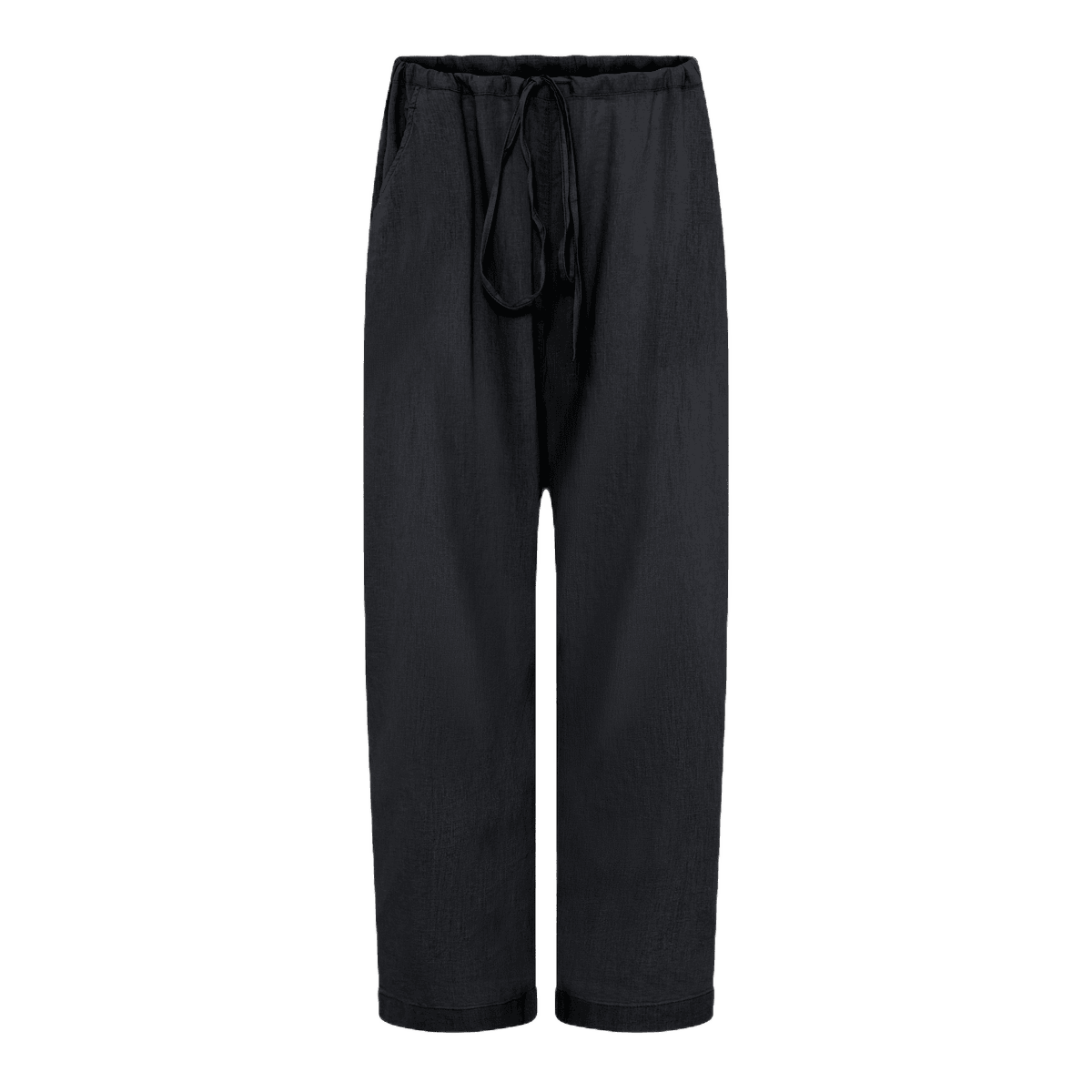 Milano bukserne er en afslappet buks med ekstra stof ved numsen, så den får et hængelook. Disse er i hør og i grå