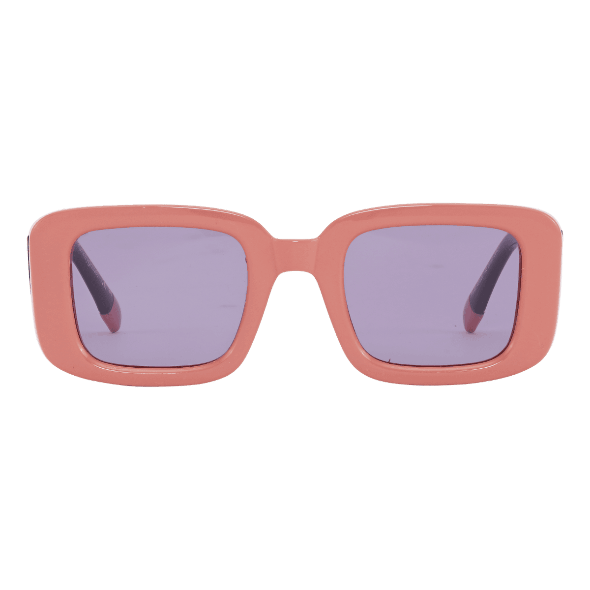 MonkeyGlasses By Sarah Grünewald plie solbrillen er en klassisk aflang brille med lyserøde farver