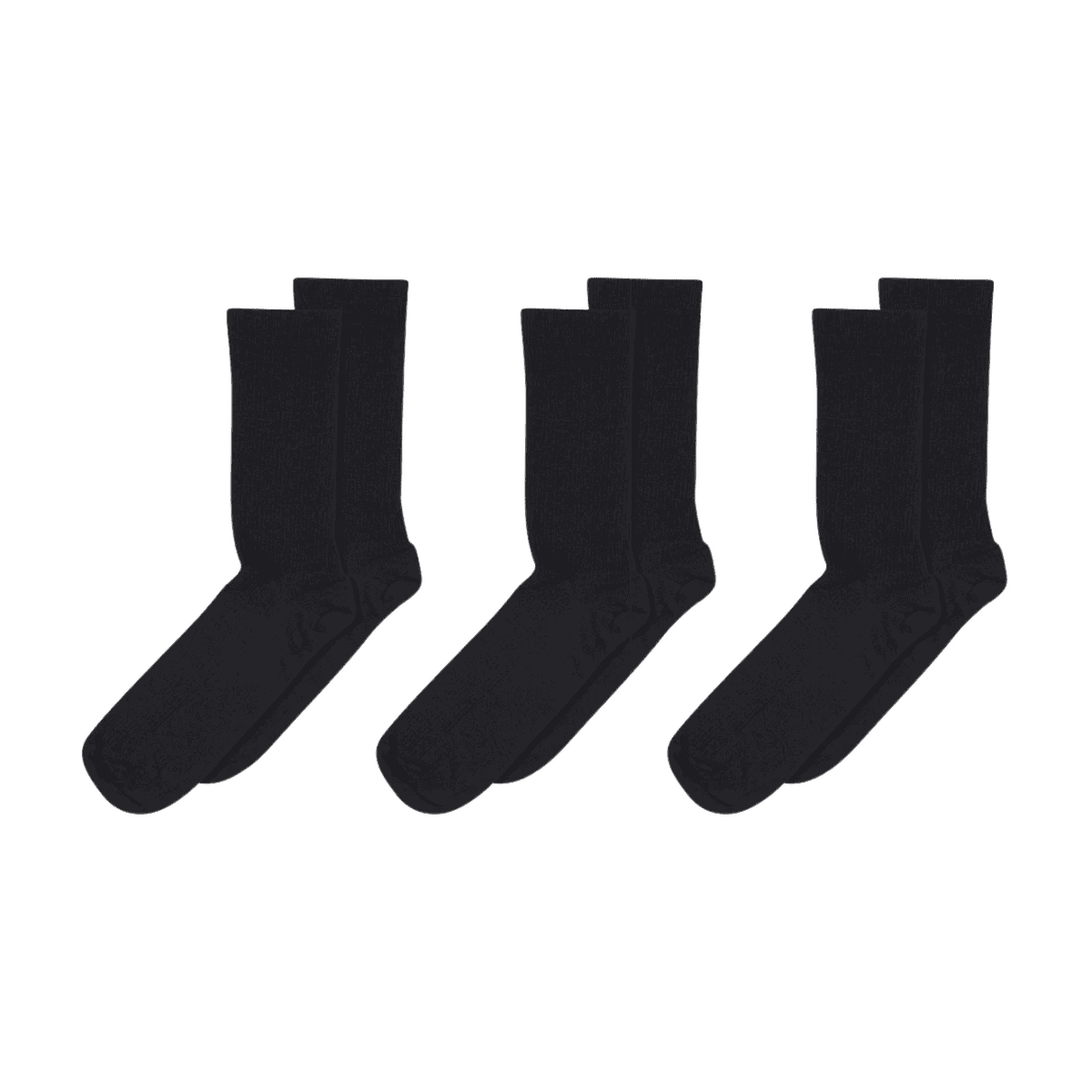 Sort 3 pk. med strømper