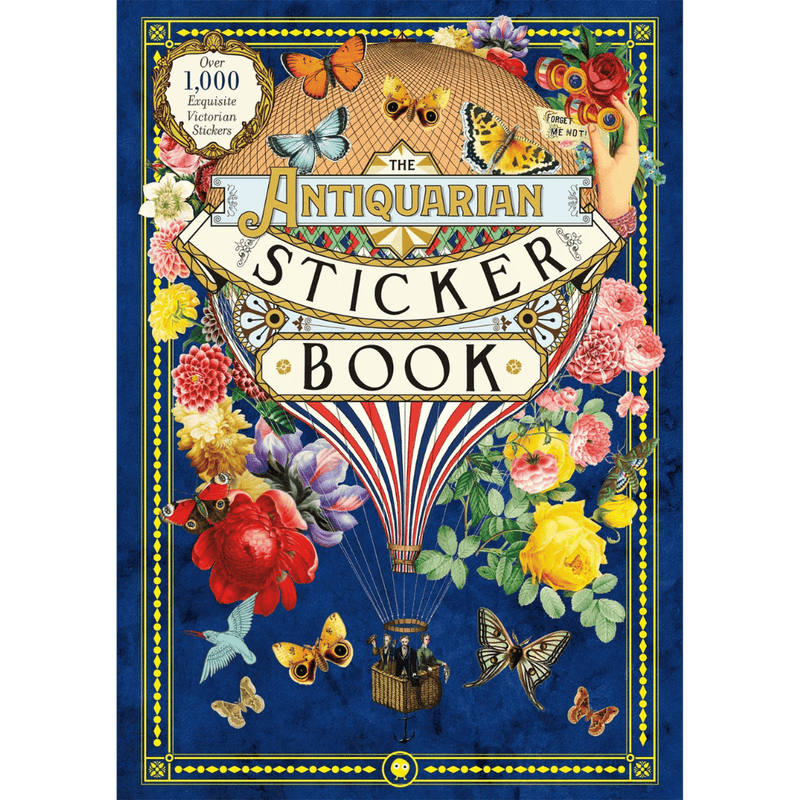 Antiquarian sticker book er fyldt med en masse spændende og flotte klistermærker