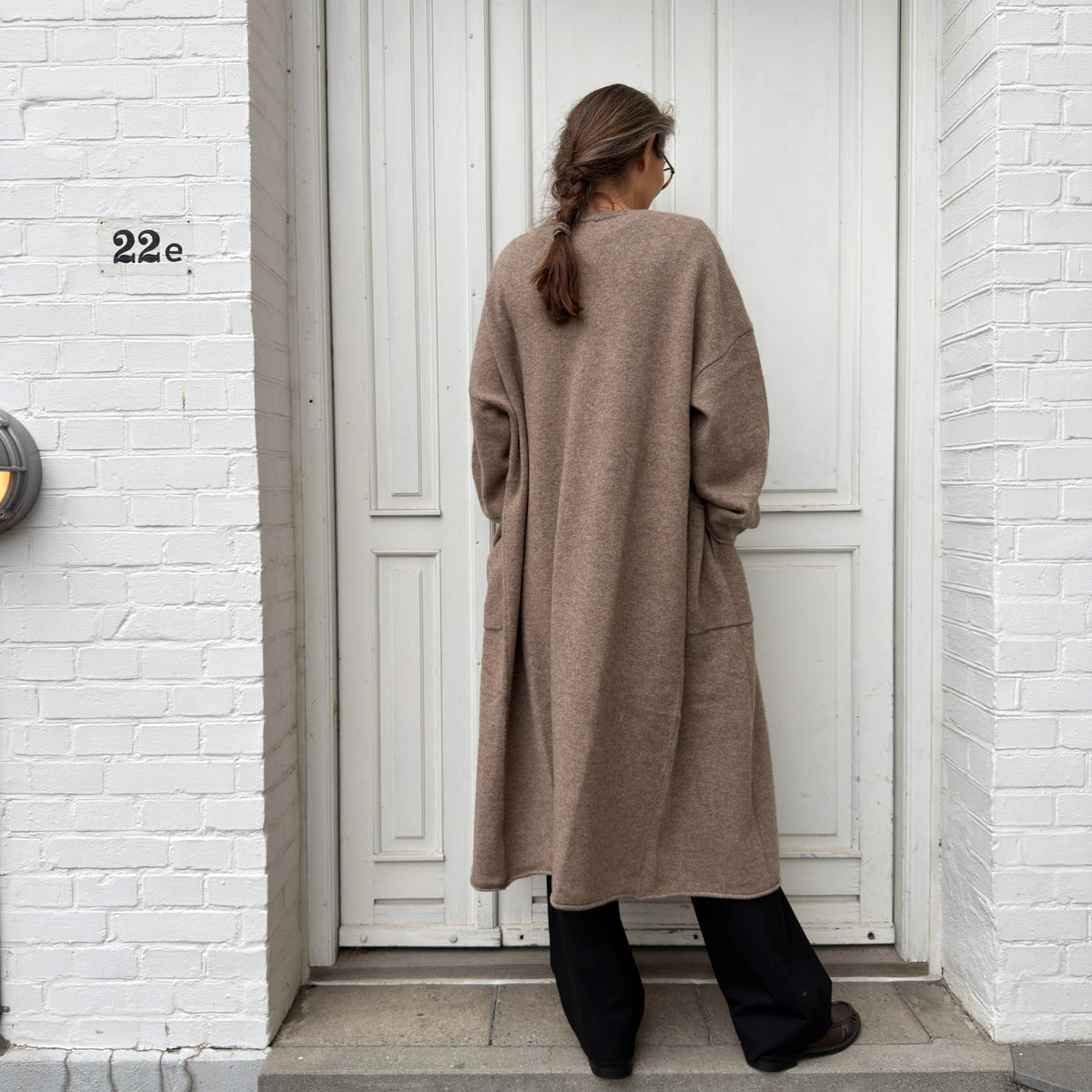 Long Cardigan - Beige