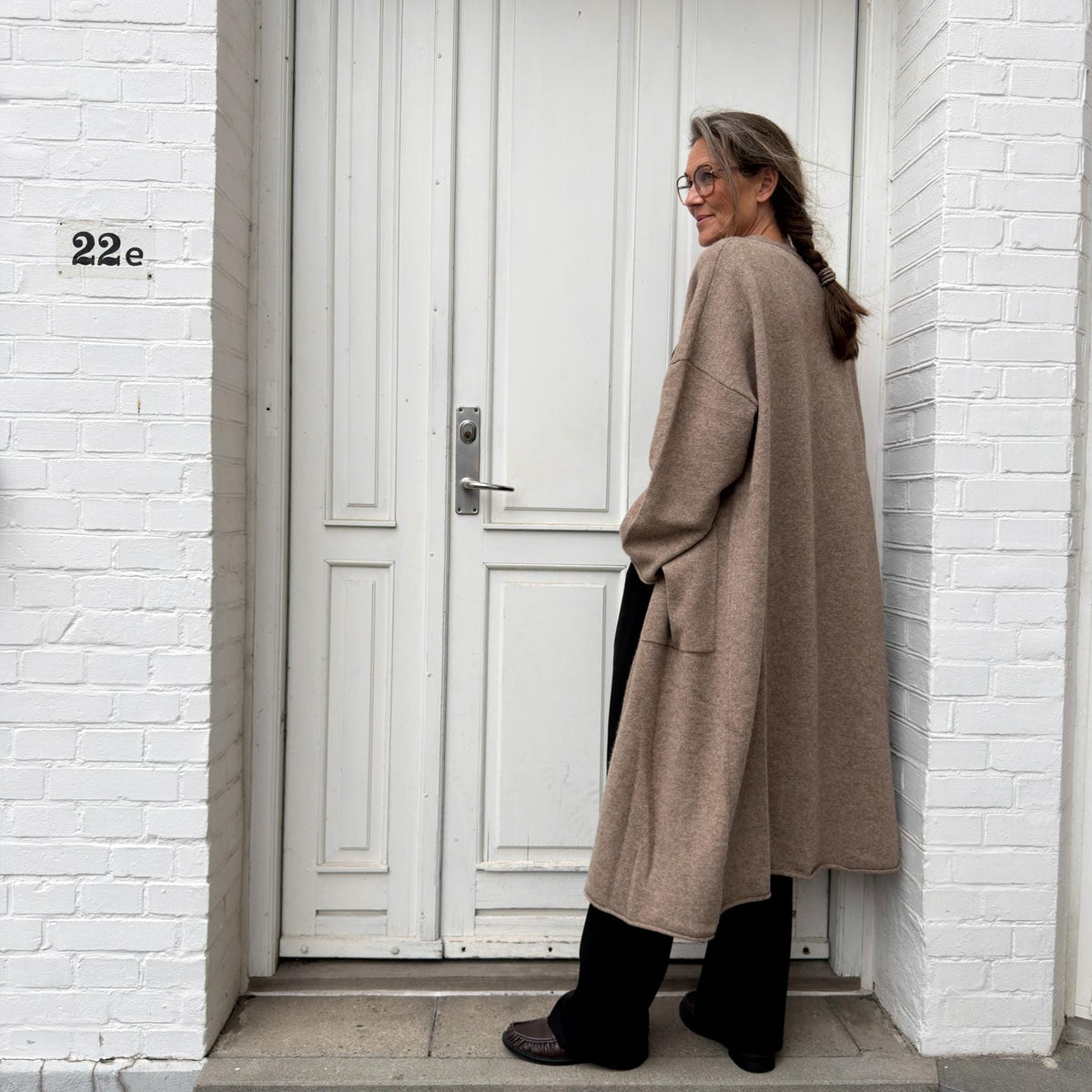 Long Cardigan - Beige