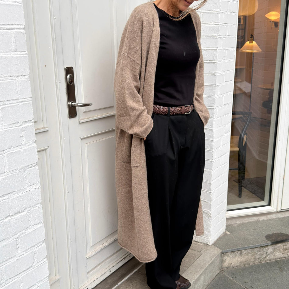 Long Cardigan - Beige
