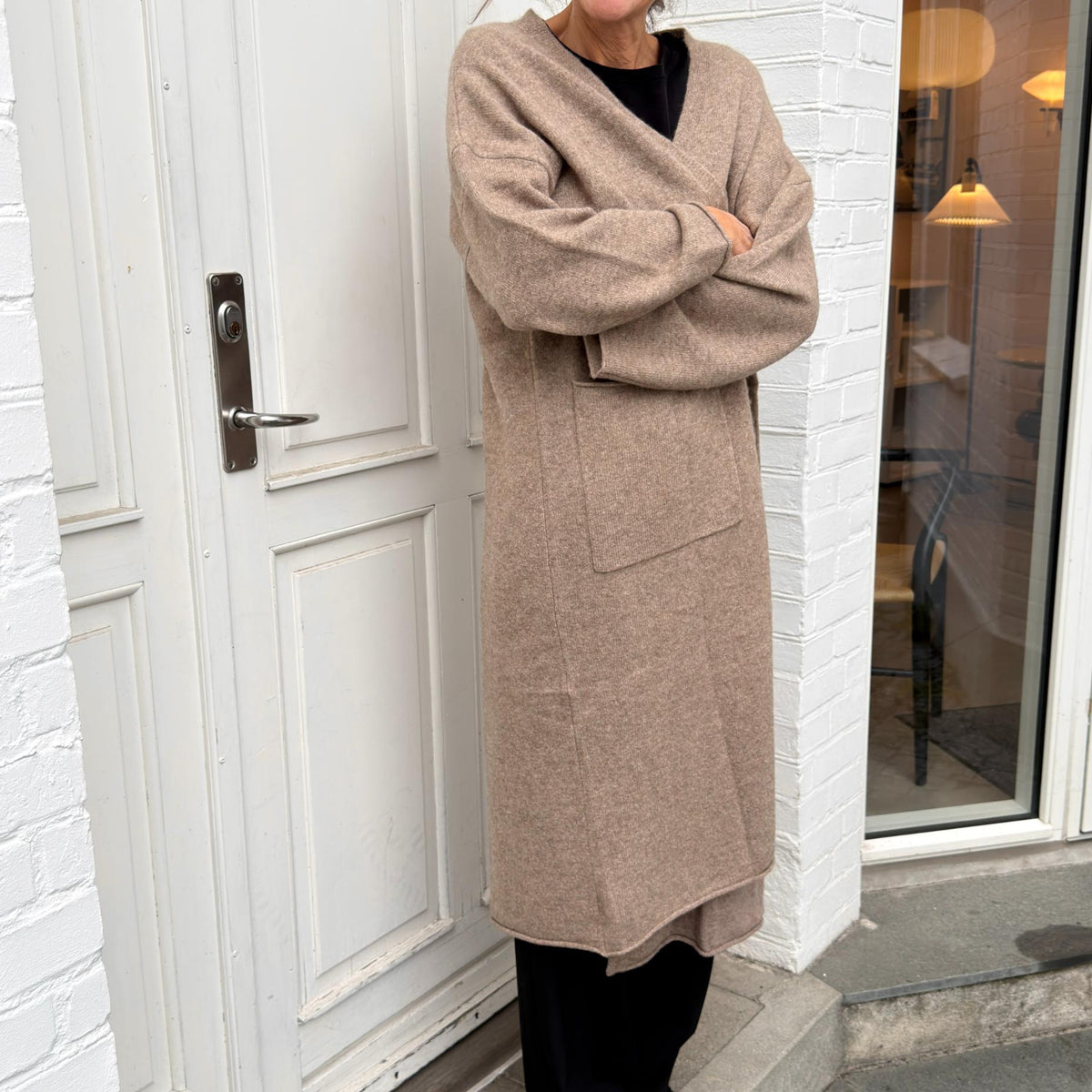 Long Cardigan - Beige