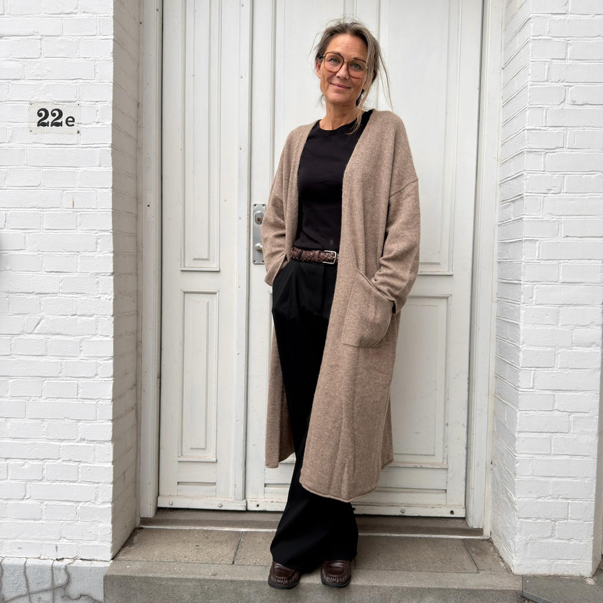Long Cardigan - Beige