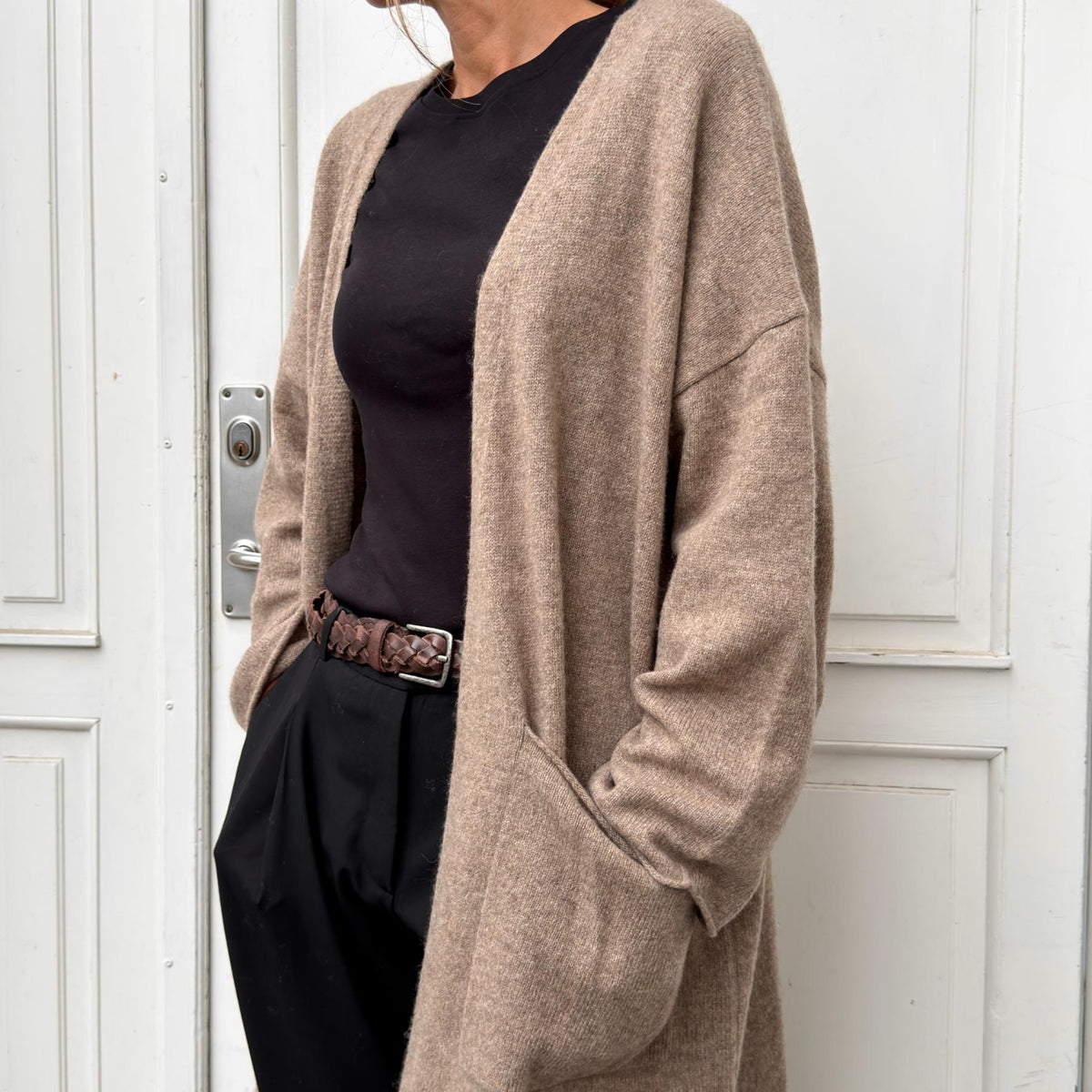 Long Cardigan - Beige