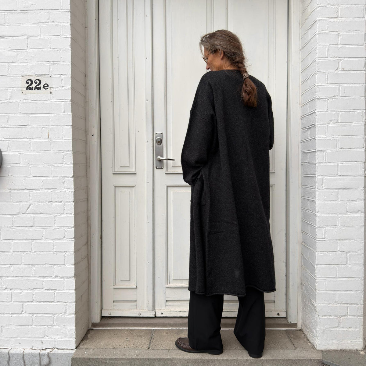 Long Cardigan - Grey
