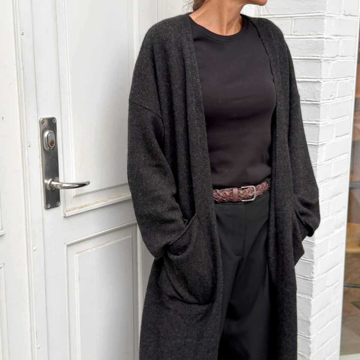 Long Cardigan - Grey