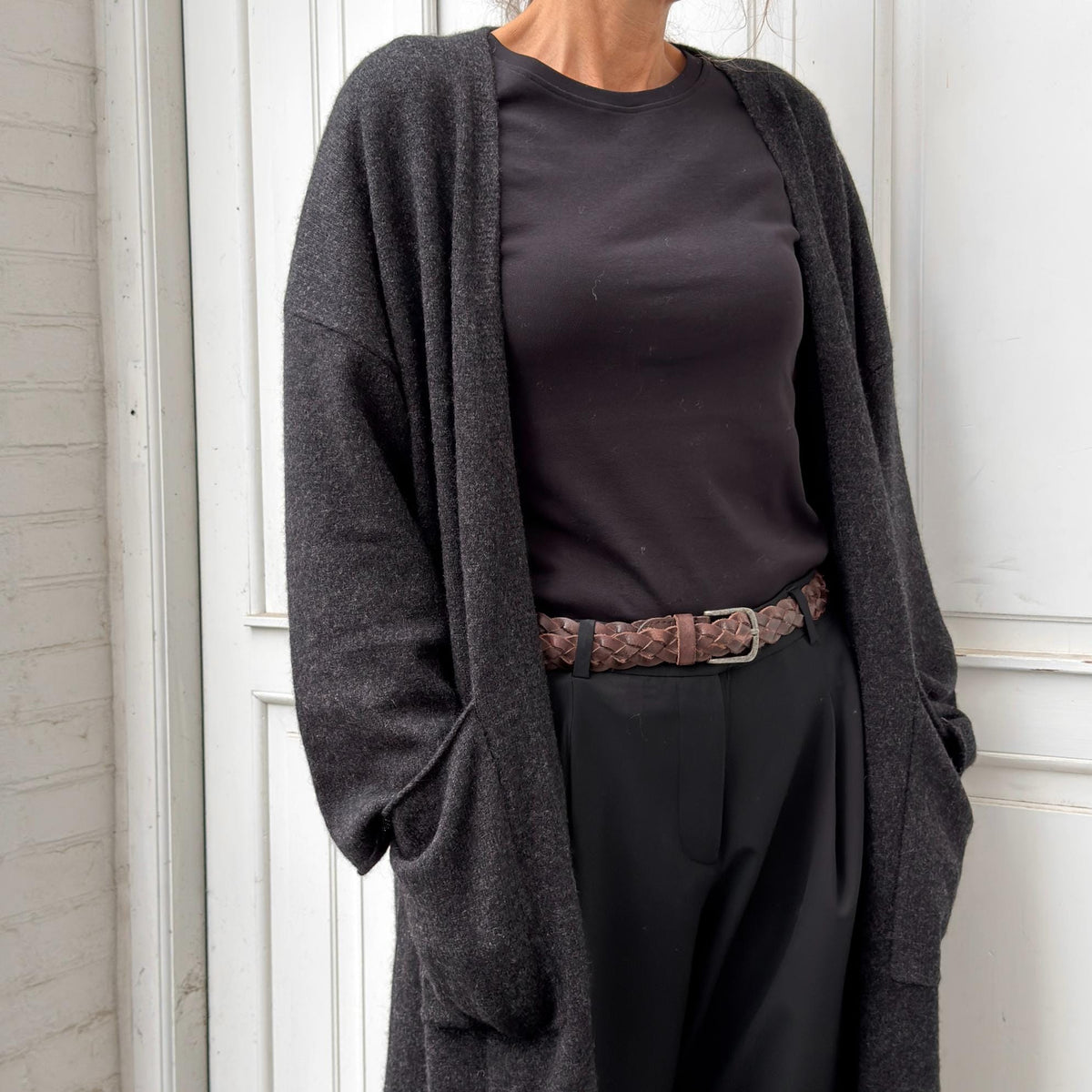 Long Cardigan - Grey