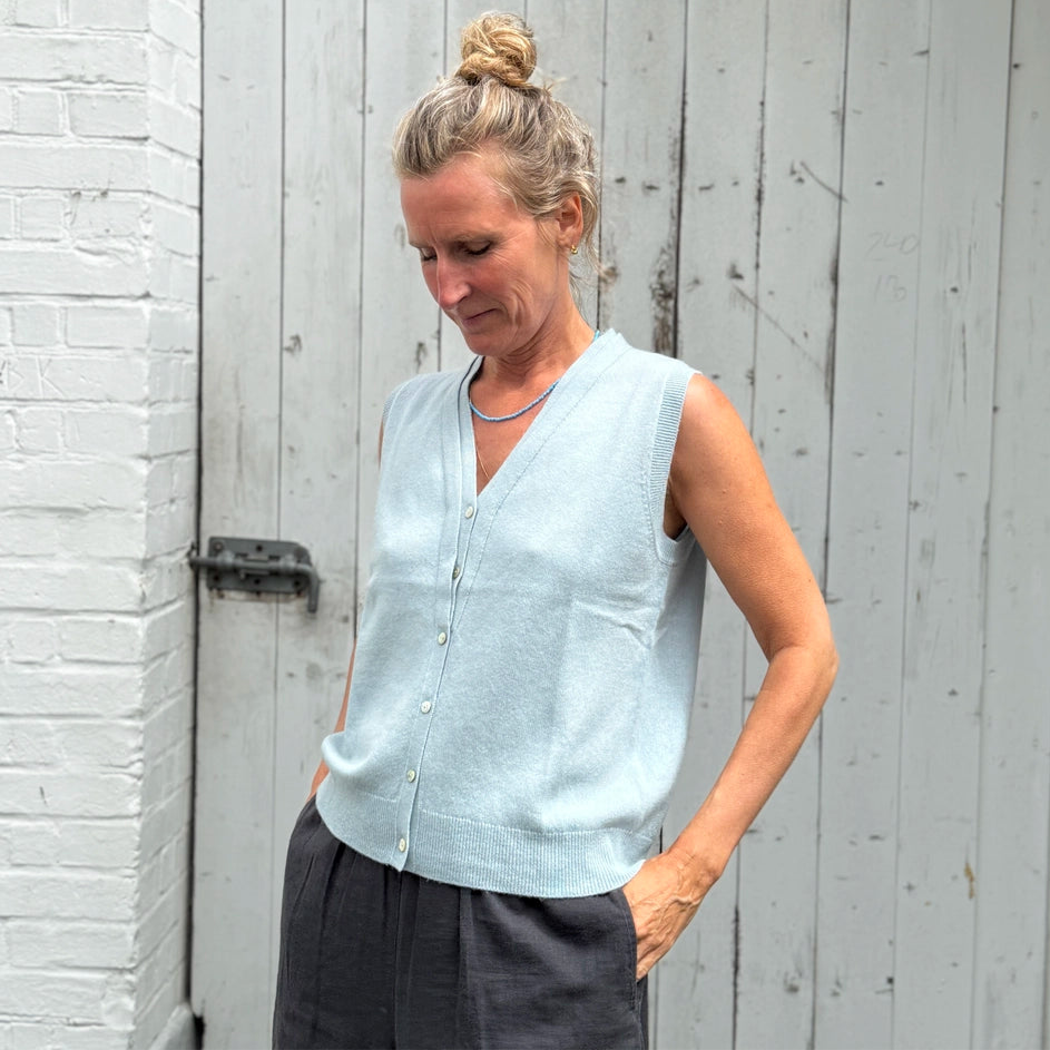 Vest - Lys Blå