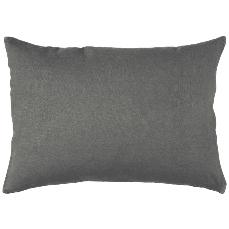 Hør Pude - Thunder Grey (75)