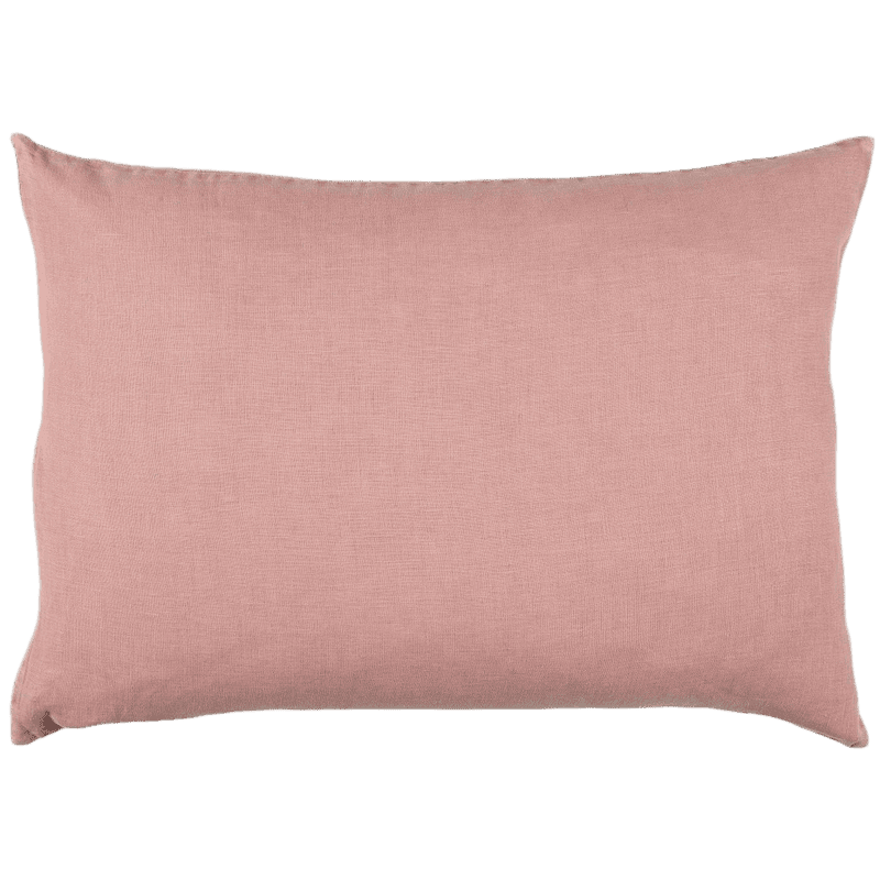 Hør Pude - Coral Almond (80)