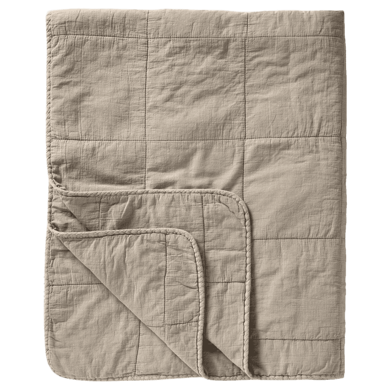Quilt Sengetæppe - Bomuld (240x240 cm) - Linen (76)